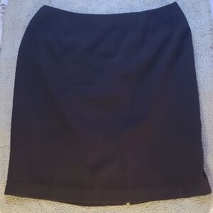 Elegant Chocolate Brown Pencil Skirt